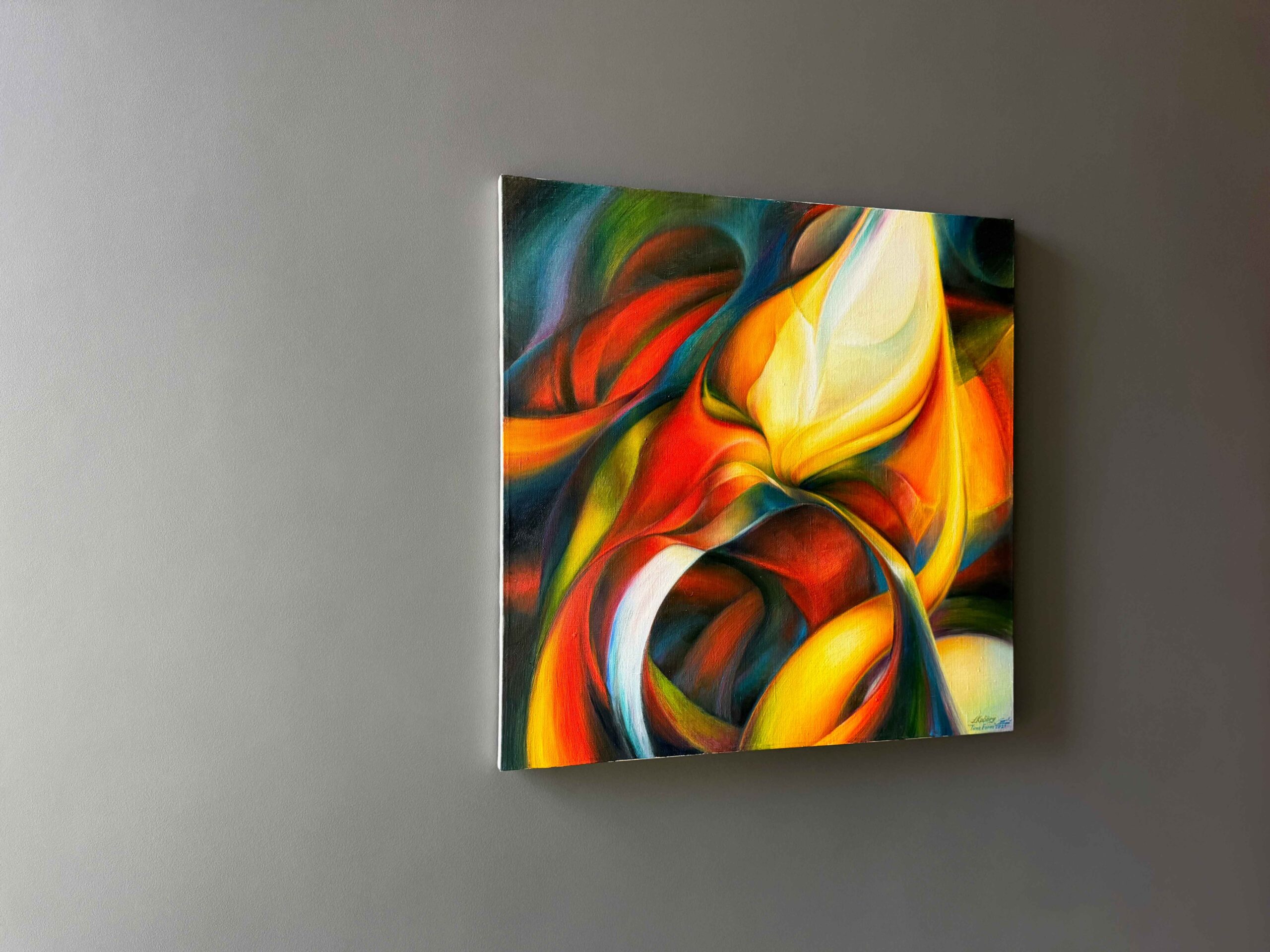 Oil painting "TIME FORM"