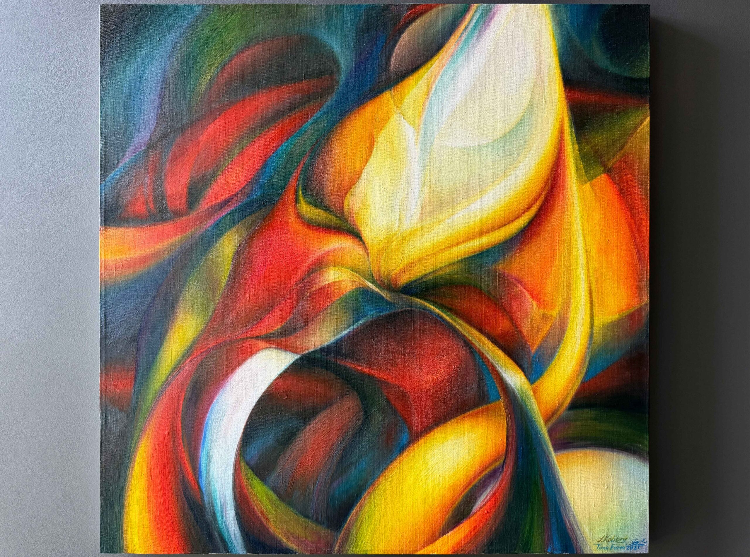 Art_oil_painting_decor_Time_Form_1