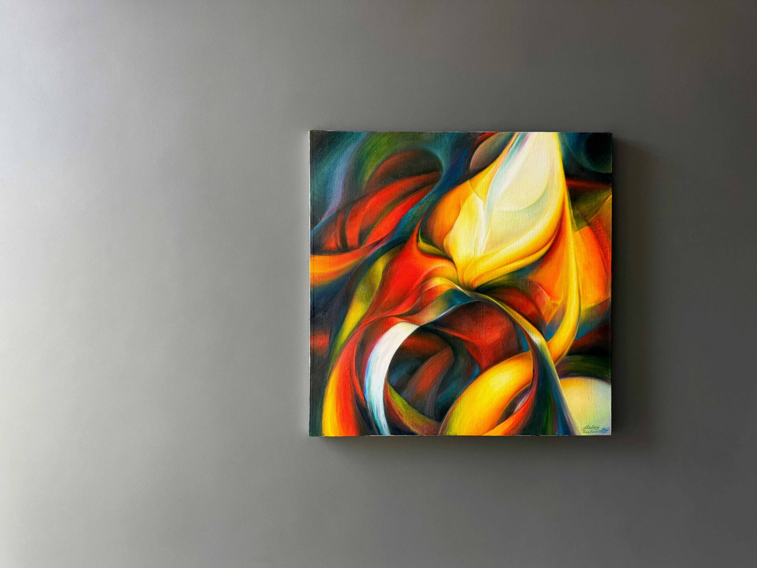 Art_oil_painting_decor_Time_Form_2